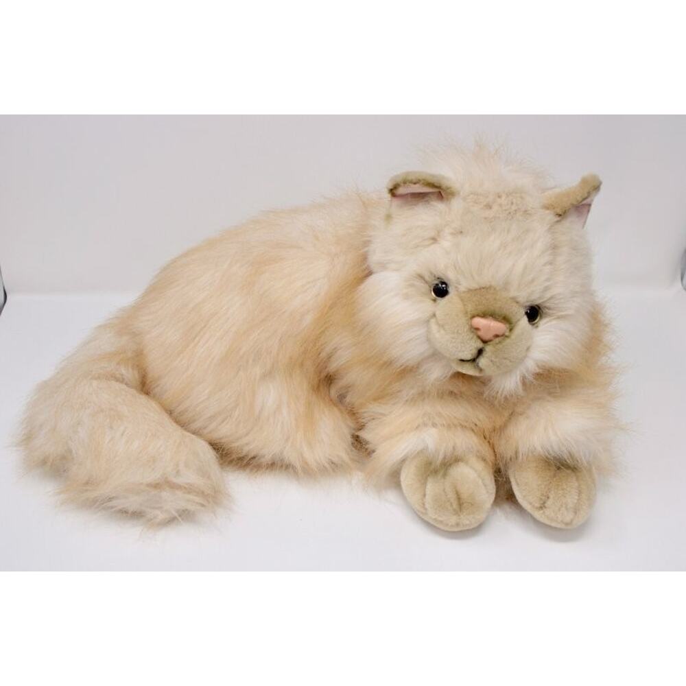 Long Hair Plush Cat Persian Himalayan Large 17" Life size Fluffy Chosun Int